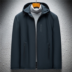 可脱卸帽羽绒冬季保暖商务休闲外套中年爸爸装羽绒服ZK2110-P250图片