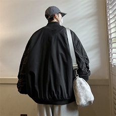 飞行员夹克男解构设计棒球领短外套男XH24-P70，男装夹克，电商B367