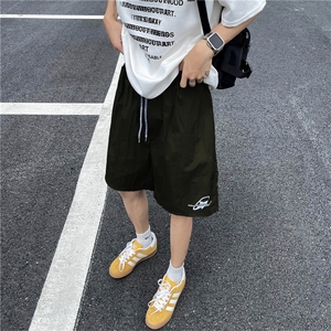 夏季新款美式短裤男潮牌薄款宽松运动休闲五分裤子D05543-P25图片