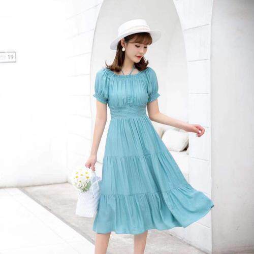 夏季新款连衣裙，女装连衣裙，卓依缘