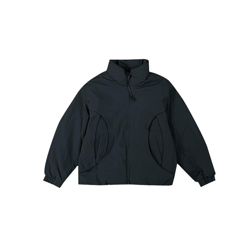 AY129/P178控238冬季社会小伙立领保暖结构工装羽绒棉服男灰首,男装棉衣,星座305B-1