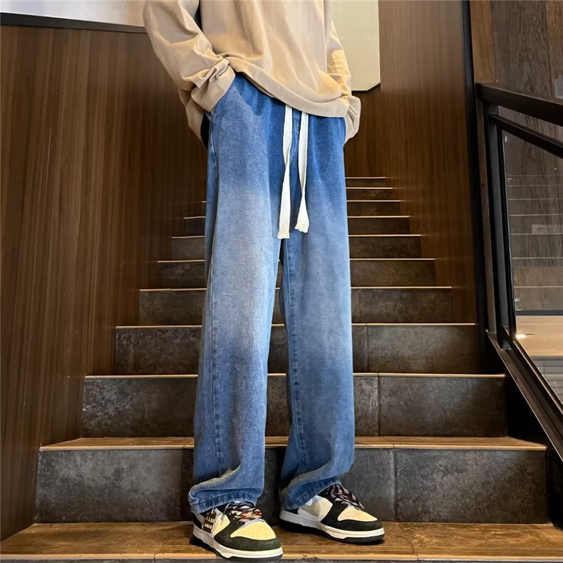 美式牛仔裤男款秋季水洗长裤潮M521P42,男装牛仔裤,星座1116-2