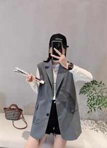 秋款西装马甲图片