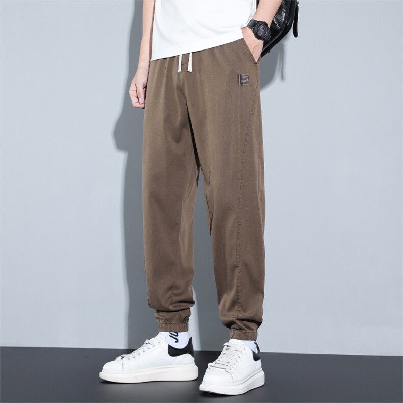 K6660-P40男士薄款运动裤春夏季新款潮牌束脚宽松休闲束脚裤子，女装休闲裤，星座224-1