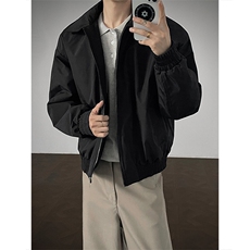 冬装老钱风加棉加厚夹克外套棉服男女翻领棉衣棒球服潮M813-P65，男装夹克，电商A441