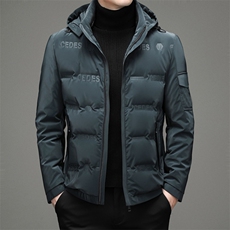 新款中年羽绒服可脱卸帽男中长款休闲冬装外套爸爸装ZL99673-P225，男装羽绒服，电商B212（原钱塘6029）