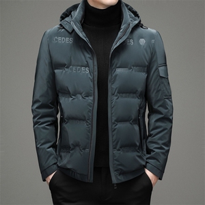 新款中年羽绒服可脱卸帽男中长款休闲冬装外套爸爸装ZL99673-P225图片