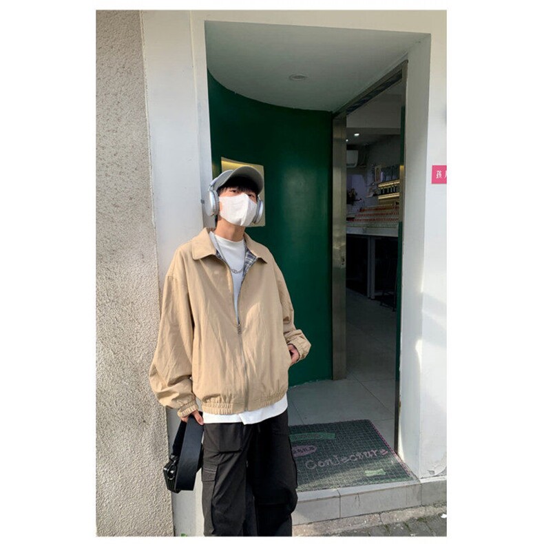 网络图现货新款百搭双面穿简约夹克外套R6105-P75,男装夹克,星座1005-4