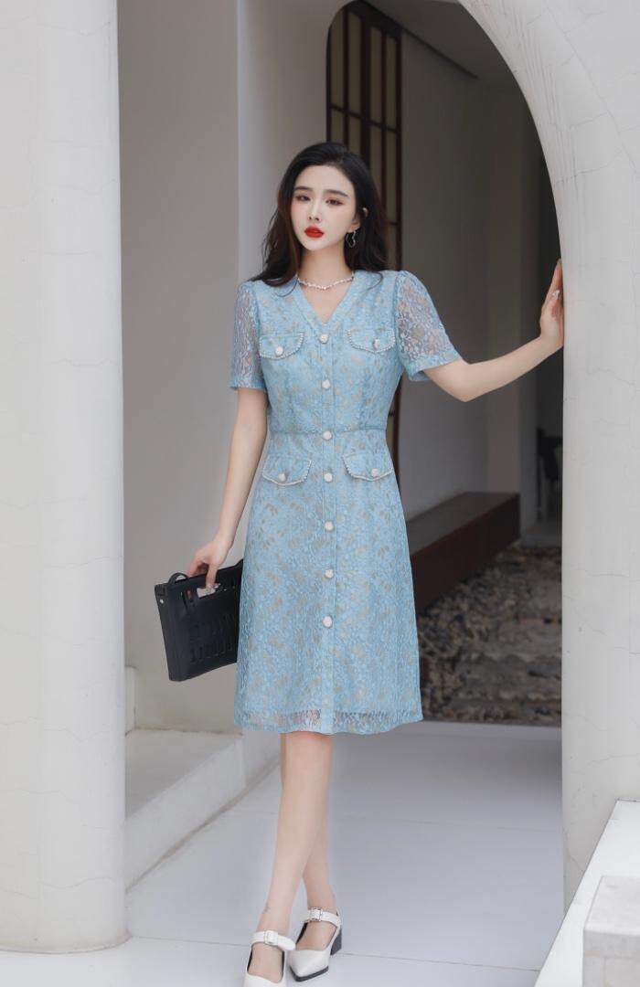 2023年夏装连衣裙，女装连衣裙，贻思茗