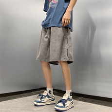 2024夏季新款高街休闲短裤男潮牌百搭休闲五分裤现货K7772-P33，男装休闲裤，星座512-3