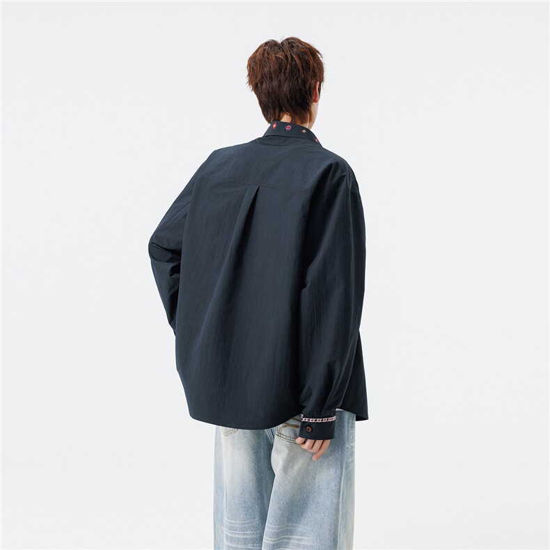 新款休闲春季衬衫,男装衬衫,星座1106-2（原1111B）