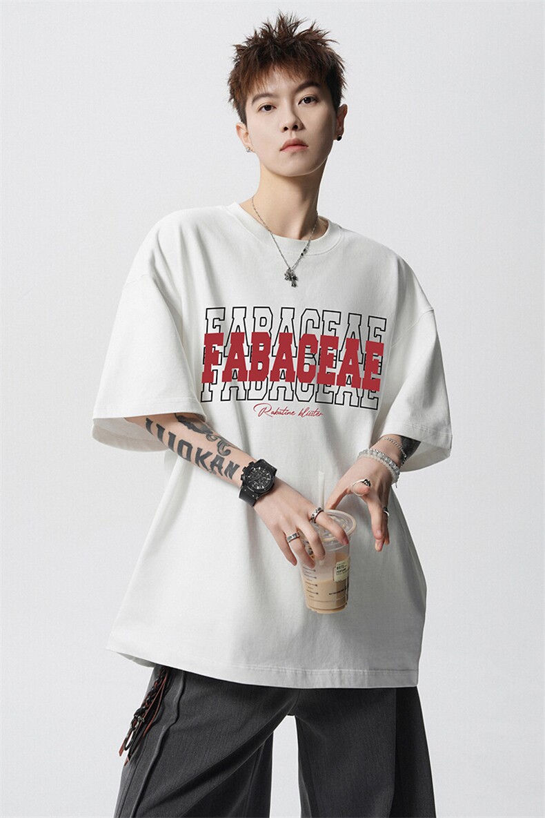 240g美式重磅短袖T恤FSDX257M-5XL特批25无差价控48,男装T恤,电商B219B