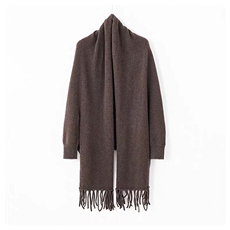 春秋时尚百搭通勤简约休闲流苏披肩，披肩，犀桦羊绒