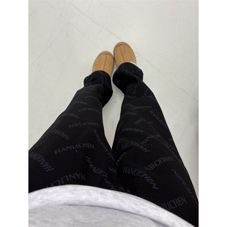 高街潮流宽松休闲裤潮牌小香风直筒裤A086-HK52133-P43，男装休闲裤，电商基地A086