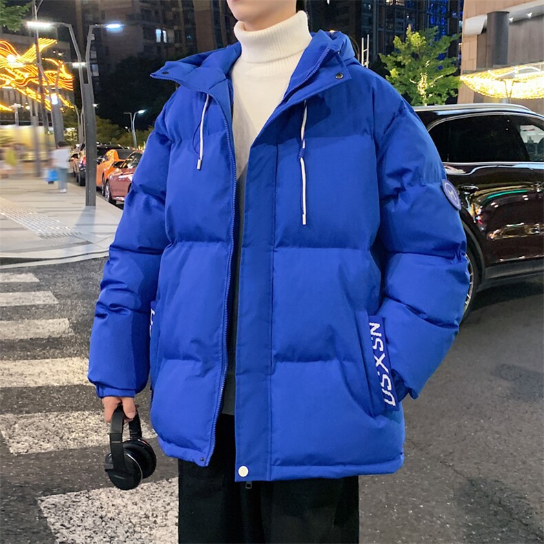 棉服男女款冬季加厚情侣面包服棉袄宽松保暖棉衣外套MY844,男装棉衣,星座310B-1