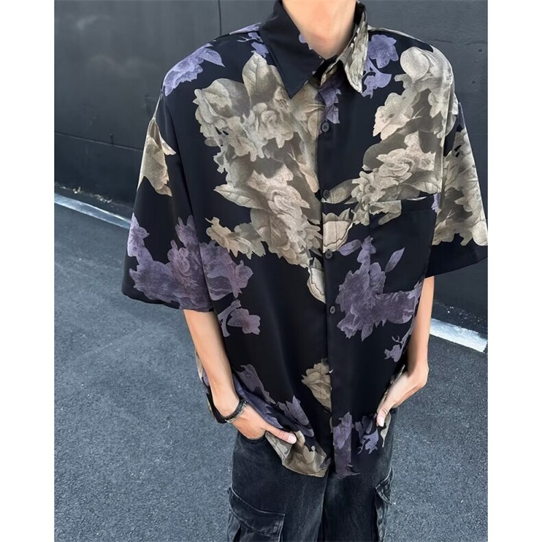 男士短袖夏季2024新款RC49P38,男装T恤,星座1116-2