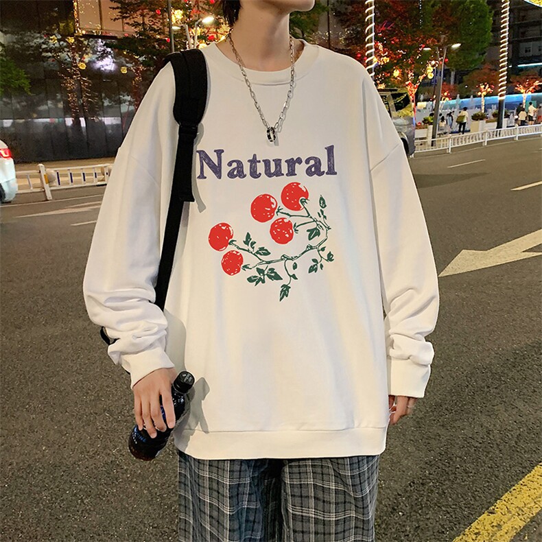 圆领卫衣男超大码胖子肥佬大号长袖t恤S6460-P28,男装T恤,电商A040