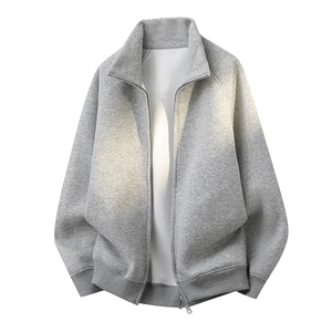 抖音品质立领卫衣男士宽松运动开衫外套A146-KS8201特p45量大优，男装卫衣，HDA146