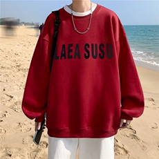 ！直播品质重磅大码港风LAEA厚板印花圆领卫衣WY101-特p28，男装卫衣，星座508（原C305）