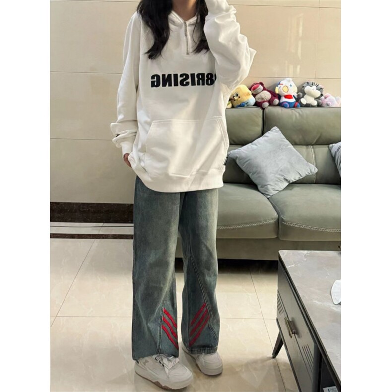 【有货】美式复古条纹牛仔裤男款春秋三条杠裤子G8512HH-特P55,男装休闲裤,星座1007（原301D）