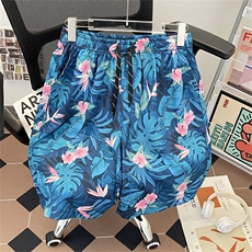 双层沙滩短裤男夏季速干可下水宽松海边度假泳裤AZ04P33，男装牛仔裤，星座1013-1
