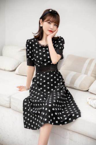 雪纺麻料连衣裙，女装连衣裙，艾美欧歌