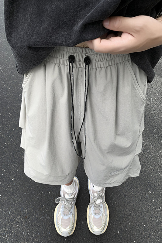 夏季冰丝速干伞兵短裤XZ604-DK214-P35控48,男装牛仔裤,星座604