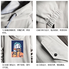 JK41042-P85加款-P115纯连帽夹克男士大码工装夹克男网格，男装夹克，电商A040A