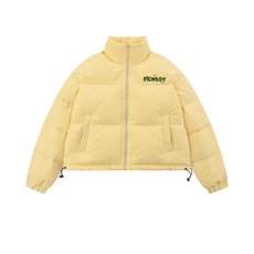 白底新款冬季时尚百搭宽松字母印花潮流棉服外套MY502P85控118，男装棉衣，电商A247-1