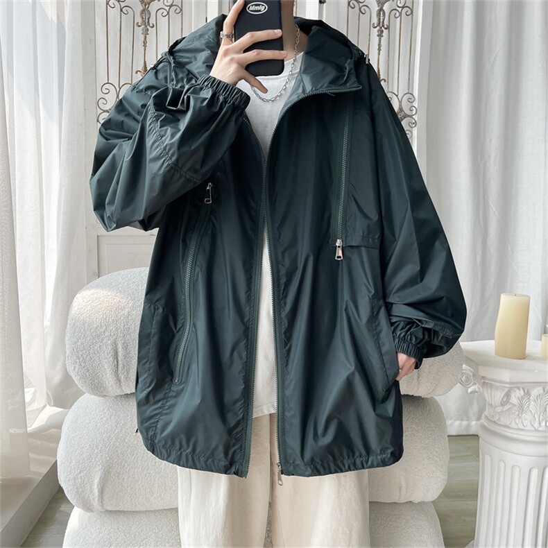 F8079/P65防晒指数UPF50+有报告防紫外线防晒服男外套防晒衣,男装防晒衣,电商A141