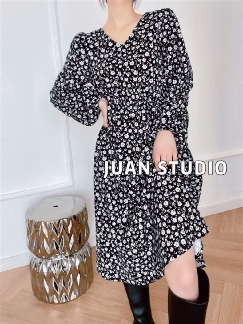 百搭碎花裙，其它，JUAN