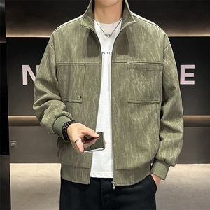 秋季现货大码休闲立领外套8555-P75控159大码元图片