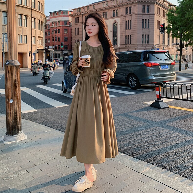 新中式国风连衣裙女春秋2025新款流行套装裙气质高级感盘扣复古,女装套装/套裙,唛多