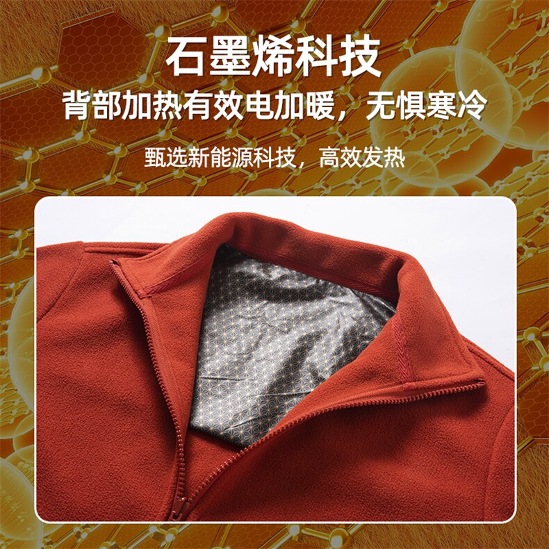 三合一情侣冲锋衣男石墨烯内里户外三防摇粒绒冲锋夹克-P128,男装夹克,电商B306