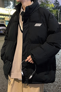 冬季新品加绒加厚大码棉衣青少年港风百搭男女棉服外套 6908-P85图片