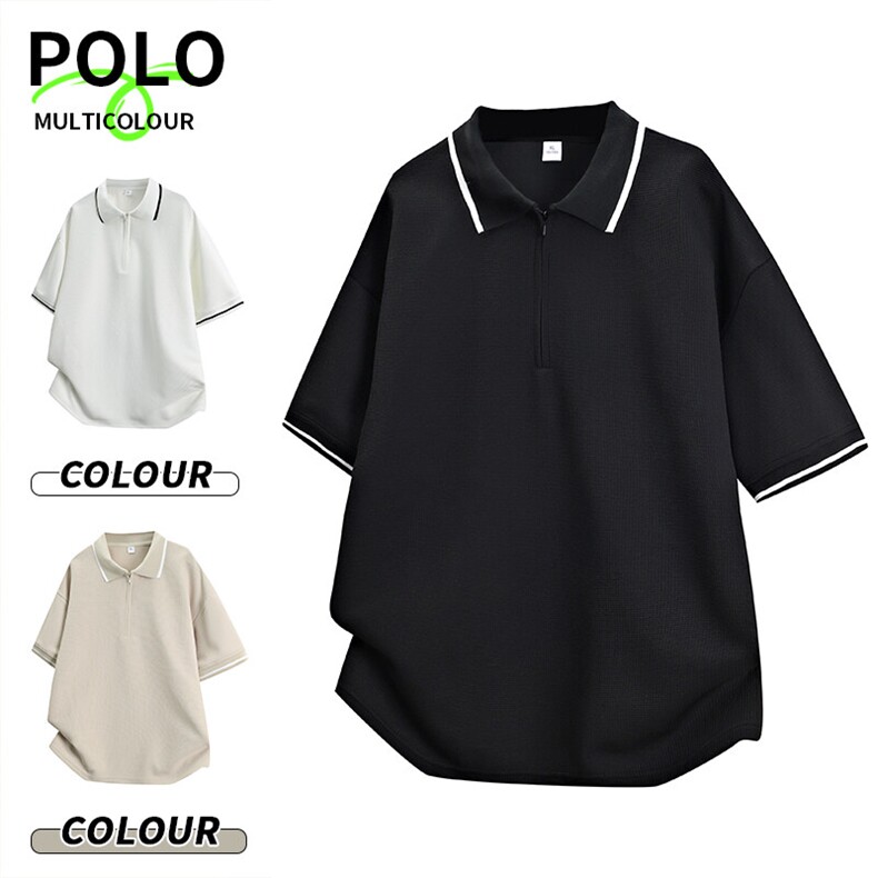 加大210斤可穿夏季新款休闲短袖T恤男宽松百搭POLO打底衫上衣，男装Polo衫，星座1206（原A206）