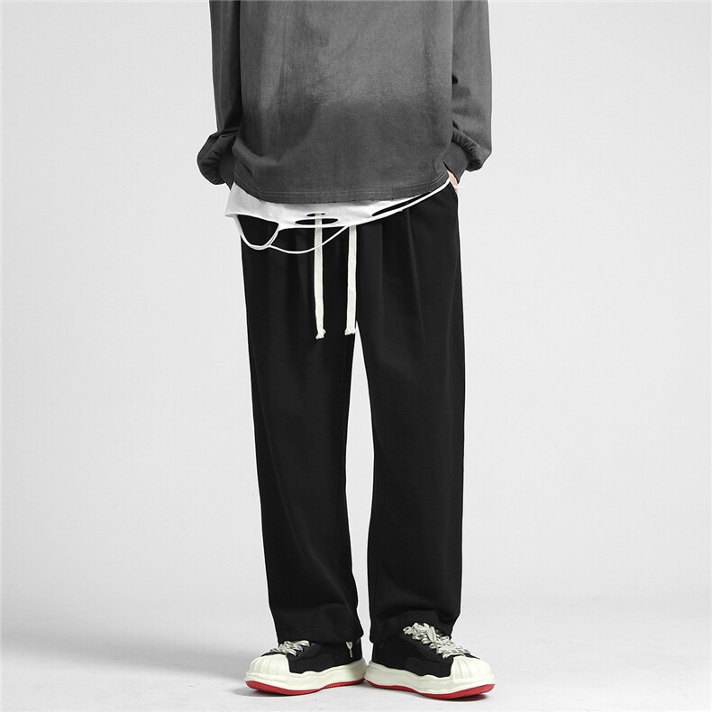 抖音直播得物 2025秋冬新品纯色运动裤卫裤K001P50图片