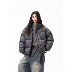 90%绒新标有报韩版宽松羽绒服外套上衣Y993/P350现货，男装羽绒服，星座202-3
