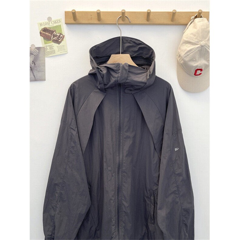 夏季新款防晒衣透气连帽防晒服男女款运动户外冰丝邹Y193H-P49,男装防晒衣,电商A227A