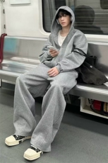 25秋冬新款连帽卫衣套装男式卫衣开衫外套716A-C005P48，男装休闲套装，星座716A（原星座815-4）