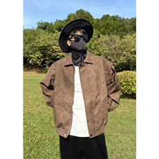 档口图美拉德复古皮衣男PU皮夹克外套J8926-P85加厚J8926JR-P95，男装夹克，星座1213