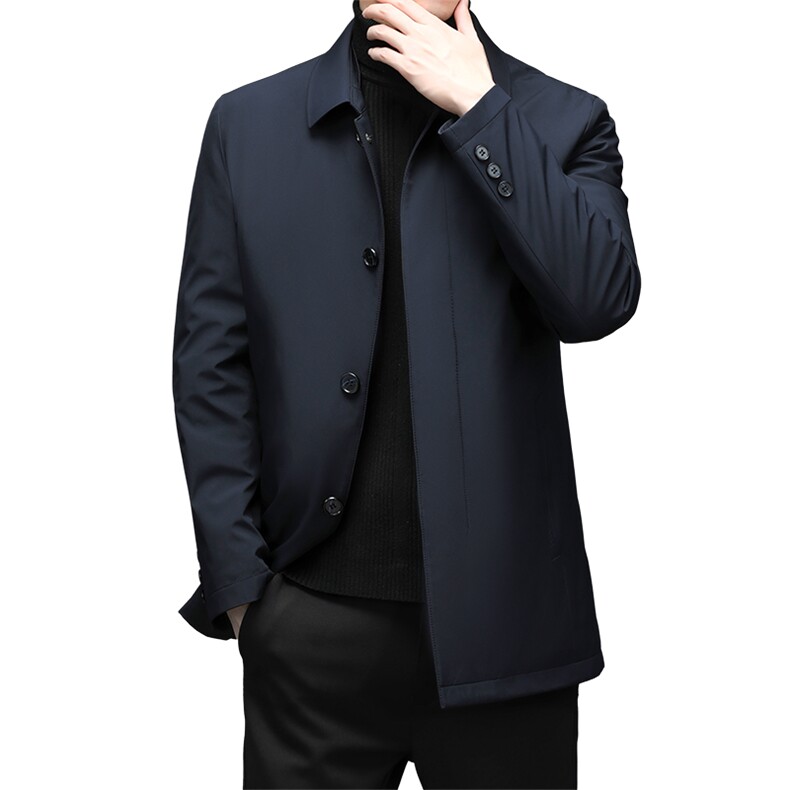 CXYF59552钱塘2020-2冬季厚款时尚休闲中年男士商务夹克外套P180,男装夹克,钱塘207-2