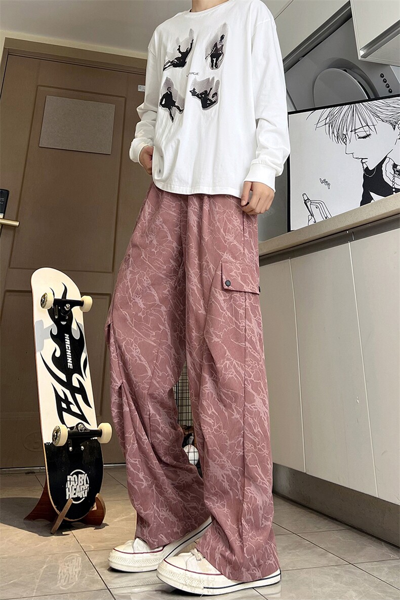 A178秋冬季新款美式休闲裤男直筒宽松XK310P40限价58,男装休闲裤,电商A178