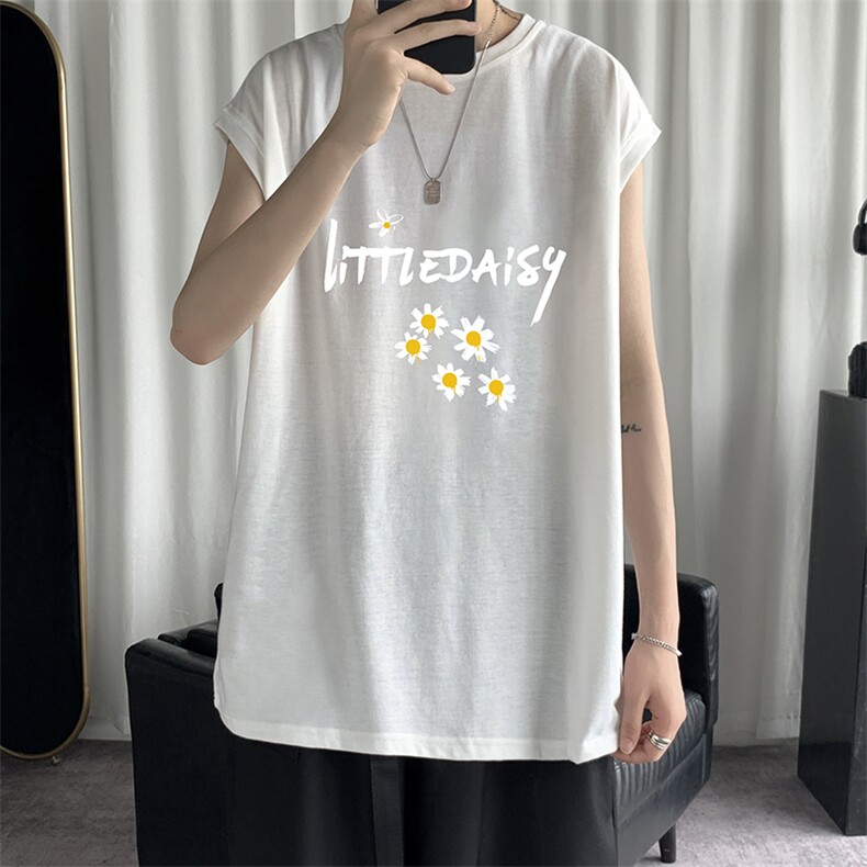 BX25068-P20 纯棉汗背心男士大码宽松汗衫男无袖t恤男 港风图片