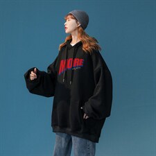 中性风2024秋季新款港风潮牌上衣印花简约情侣卫衣W296p35控58，男装卫衣，A247A