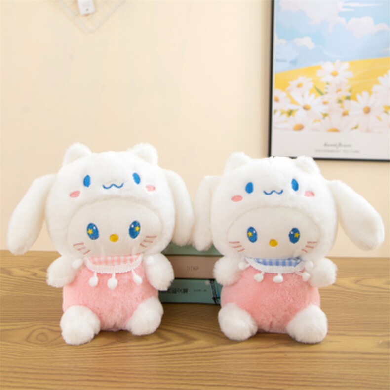 变身凯特猫，小芊伊毛绒玩具