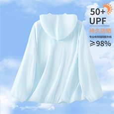 2025年新款防紫外线修身型女连帽防晒衣时尚百搭，女装防晒衣，初己品牌服饰全品类供货