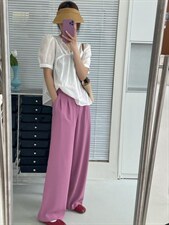 夏季新款拖地裤，其它，红糖