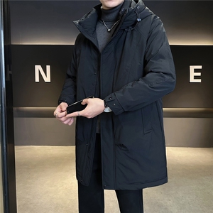 标50绒 中长款男士羽绒服冬季2025新款风衣外套 A313-9915-P275图片