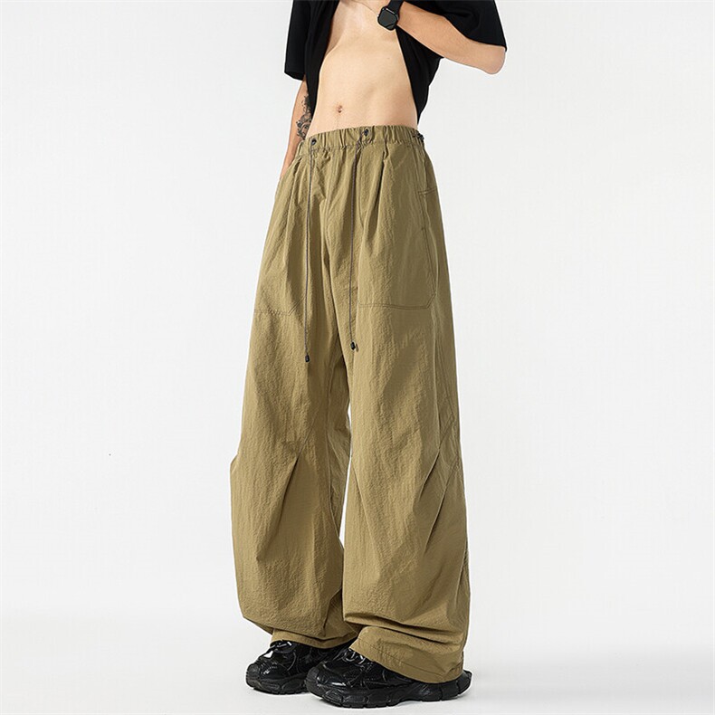 8XL-M 日系户外防泼登山裤男直筒束脚休闲裤夏徒步工装裤K9158P68图片